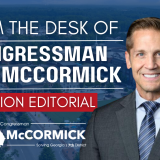From the Desk of Congressman Rich McCormick: Opinion Editorial