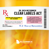 clear labels
