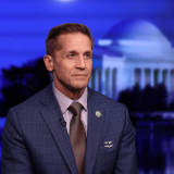 Rep. McCormick sits in news studio